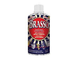 POLIDOR DE METAIS BRASSO 200ML - Certeza Higiene e Limpeza