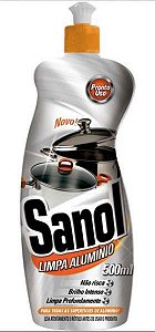 LIMPA ALUMINIO SANOL 500ML