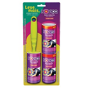 KIT ROLO ADESIVO+2 REFIL NOVICA