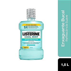 ENXAGUANTE BUCAL LISTERINE HORTELA SUAVE 1,5L