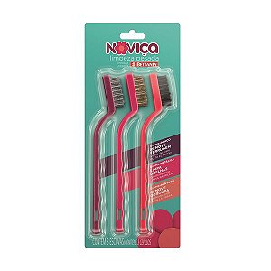 NOVICA KIT ESCOVAS LIMPEZA PESADA [3UN]