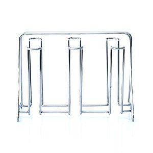 Escorredor de Copos Para 6 Peças Aço Inox