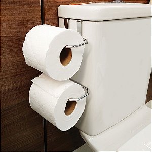 Porta Papel Higiênico Duplo Encaixe Caixa Acoplada Duler