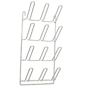 Suporte para Copos em Aço Cromado para 12 lugares