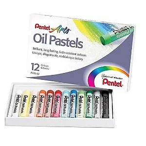 giz pastel à oleo 12 un. pentel