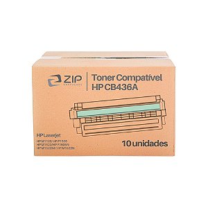 Kit de Toner HP CB436A | 36A LaserJet Preto Compatível 10un