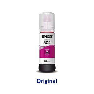Tinta Epson 504 | T504320 Magenta Original 70ml