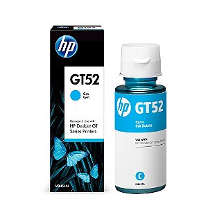 Tinta HP GT 5822 | GT 5820 | GT52 Deskjet Ciano Original 70ml