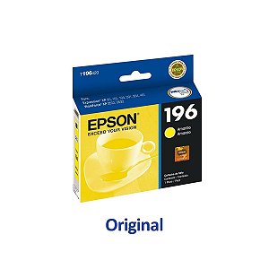 Cartucho Epson XP-411 | XP-214 Expression 196 Amarelo Original 4ml