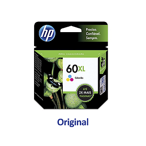 Cartucho HP 60XL | CC644WB Colorido Original 15,5ml