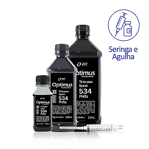 Tinta Epson 534 | T534120 Pigmentada Preta Optimus