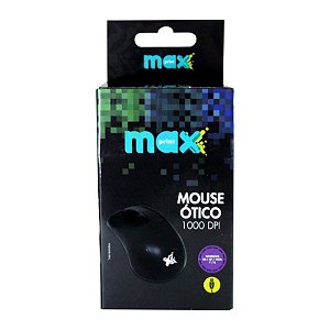 Mouse USB Ótico Maxprint 1000 DPI Preto