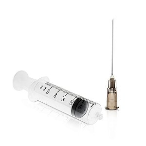 Kit de Seringa e Agulha Descarpack Luer Lock 60ml