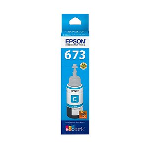 Tinta Epson 673 | L800 | T673220 EcoTank Ciano Original 70ml