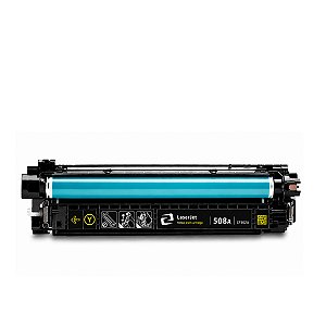 Toner HP CF362A | 508A Amarelo Compatível para 5.000 páginas