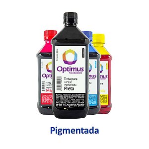 Kit de Tinta HP 933 | HP 933 OfficeJet Pigmentada Preta 1 litro + Coloridas 500ml