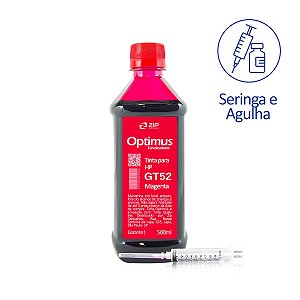 Tinta HP 310 | GT52 | M0H55AL Ink Tank Optimus Corante Magenta 500ml