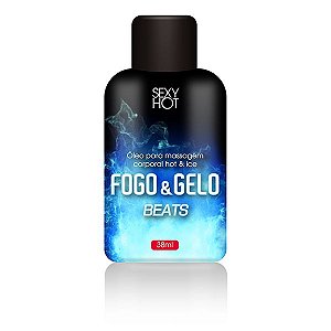 FOGO E GELO - Beats - Óleo para massagem beijável - 38ml (AE-CO309)