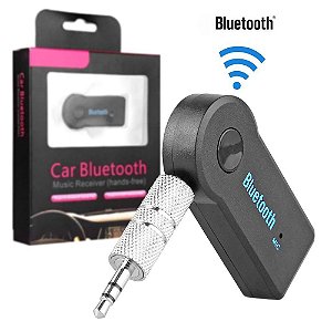 Adaptador Bluetooth P2 Carro e Som Musica Celular Android IOS BT-350