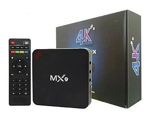 MX-9 4K Android Transforme tv Smart 4GB de ram 32GB flash