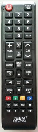 Controle Remoto Tv Samsung Led Plasma Lcd TEEM-7006
