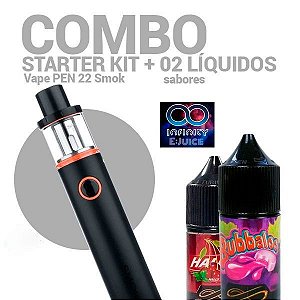COMBO Kit Sky Solo - Vaporesso + 2 líquidos Infinity 0mg - 30ml
