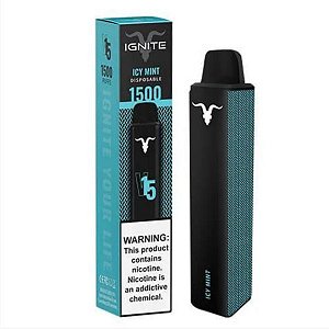 Pod Descartável 1500Puffs Ignite - Icy Mint