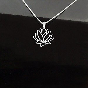 Pingente Flor De Lotus - Pequeno