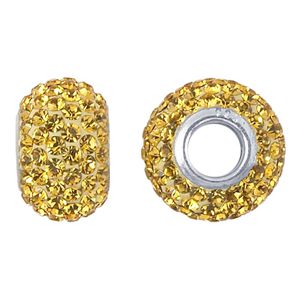 Charm Cristal Swarovski Dourado