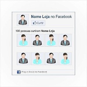 Instalação de Box Facebook com fotos dos fãs