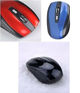 Mouse Óptico Sem Fio, 2.4 G Usb Wireless 1600 DPI