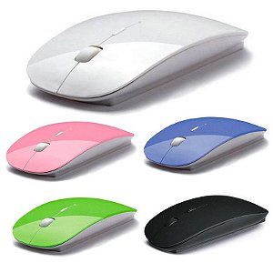 MOUSE ÓPTICO ULTRA FINO USB 2,4g SEM FIO WIRELESS