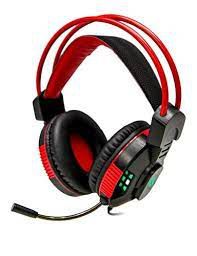 Fone Headset Gamer com Microfone Cabo P2xP2 com Led RGB HF2207 - Hayom