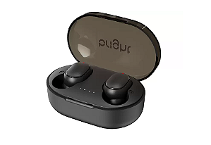 Fone de Ouvido Esportivo Bluetooth Bright - Max Soud Intra-auricular com Microfone Preto