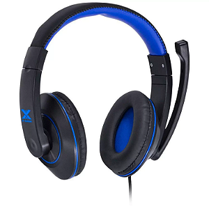 Headset Gamer Vinik VX V Blade II, Estéreo com Microfone Retrátil, P2, Driver 40mm, Azul - 29379