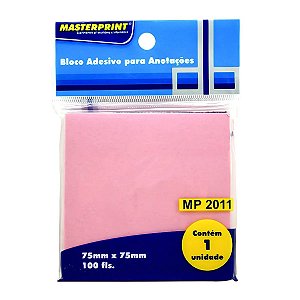 Blocos Adesivo Rosa Mp2011 - Masterprint 100 ou 1200 unidades