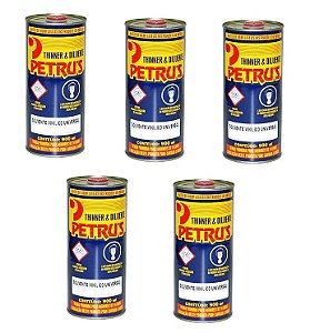 Solvente Retardador Vinilíco Lata 900ml ou Caixa com 12 Unidades Petrus Para Serigrafia