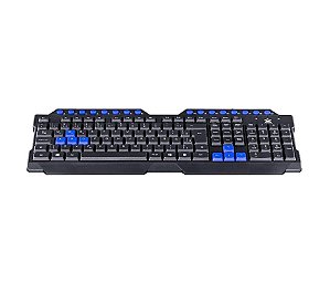 Teclado Gamer Vinik VX Gaming Dragon V2, ABNT2, Preto e Azul - GT102