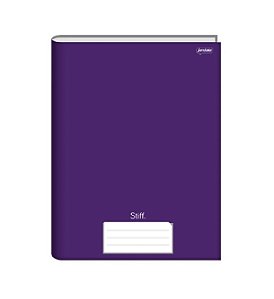 Caderno Brochura Universitário Roxo / Lilás Capa Dura 96 Folhas Stiff
