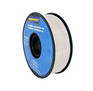 Filamento de Impressora 3D Natural 1.75mm 1KG Resistente ao Calor Rigidez Durabilidade Masterprint