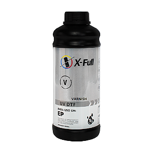 Verniz DTF UV 1 litro X-FULL Alta qualidade Durabilidade e Resistência