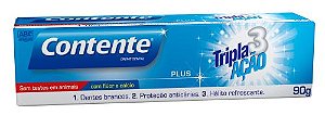 Creme Dental Plus 90g • Contente