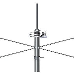 Antena Base AP0249 VHF 2x5/8 6db 150w p/ Radio Base/Repetidora Steelbras.