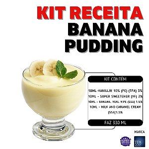 Kit Receita Banana Pudding