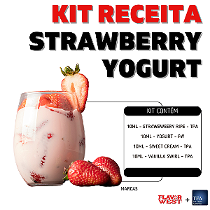 Kit Receita Strawberry Yogurt