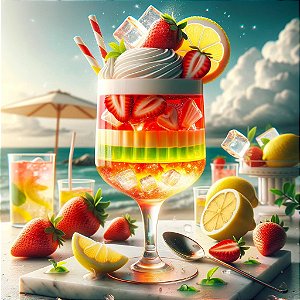 Kit Receita Refreshing Strawberry Lemonade