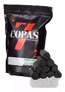 Carvão De Coco Para Narguilé Ecológico Pct 1kg