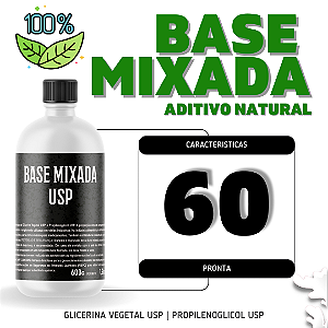 Base Pronta Mixada | Natural - VG 60|40 PG