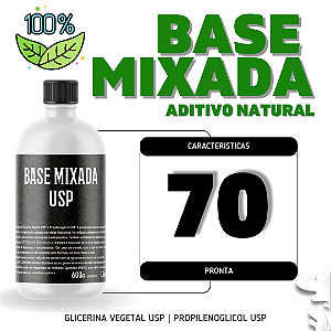 Base Pronta Mixada | Natural - VG 70|30 PG