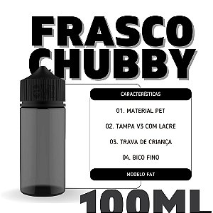 Frasco PET 100ml V3 | Fume - 1Un